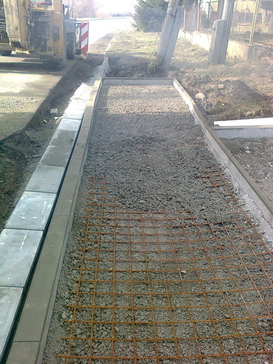 Rekonštrukcia chodníka I.etapa v obci Beňadiková